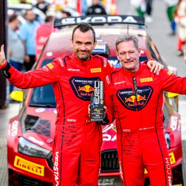 Verstappen jazdí so Škodou Fabia