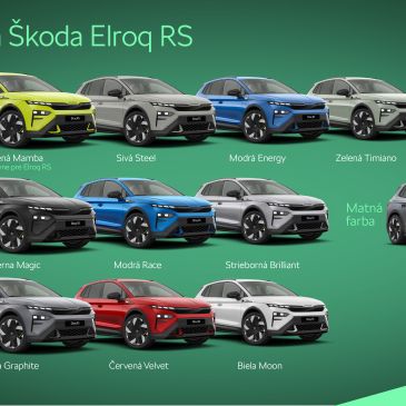 Jedenásť farieb Škody Elroq RS