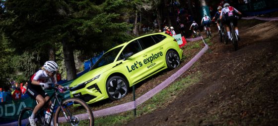 ŠKODA podporuje horskú cyklistiku